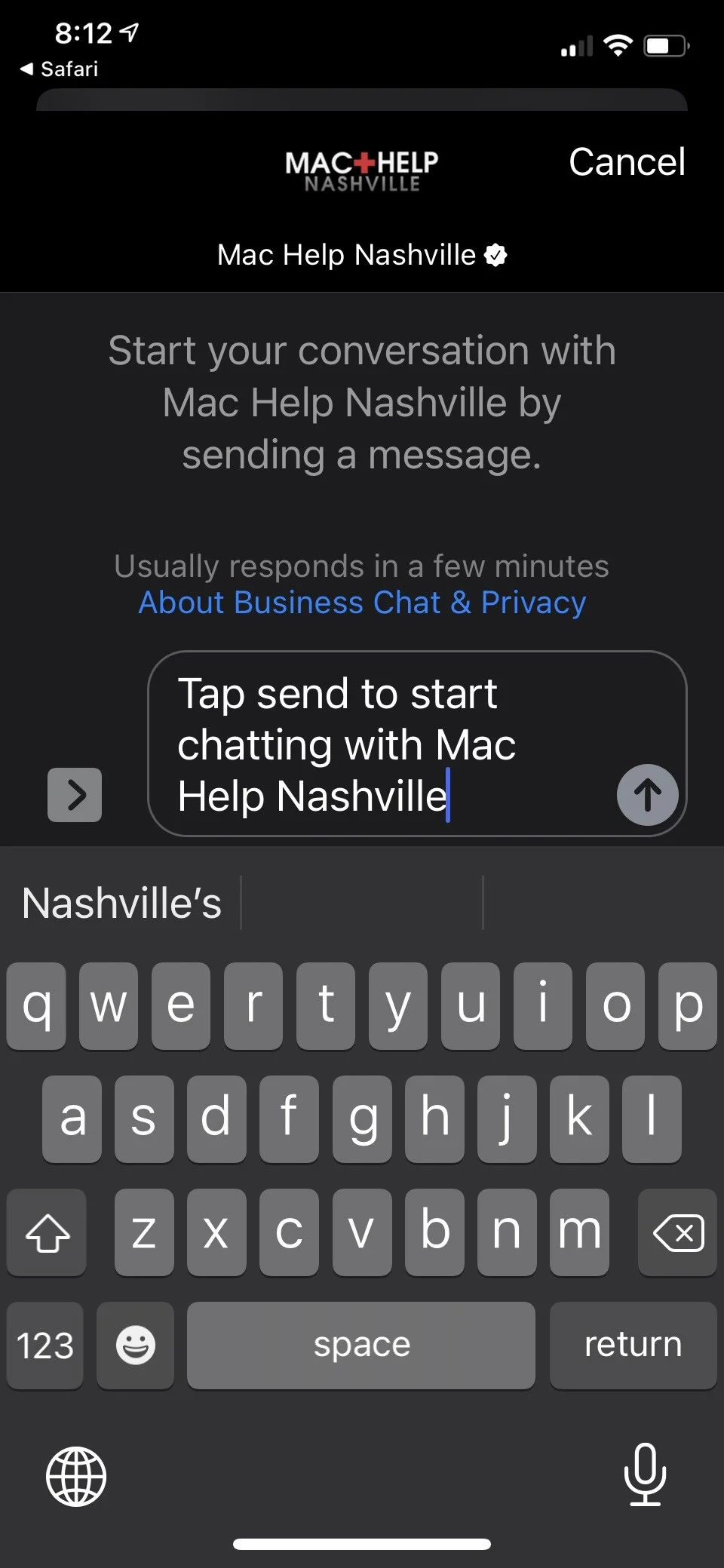 Contact Mac Help